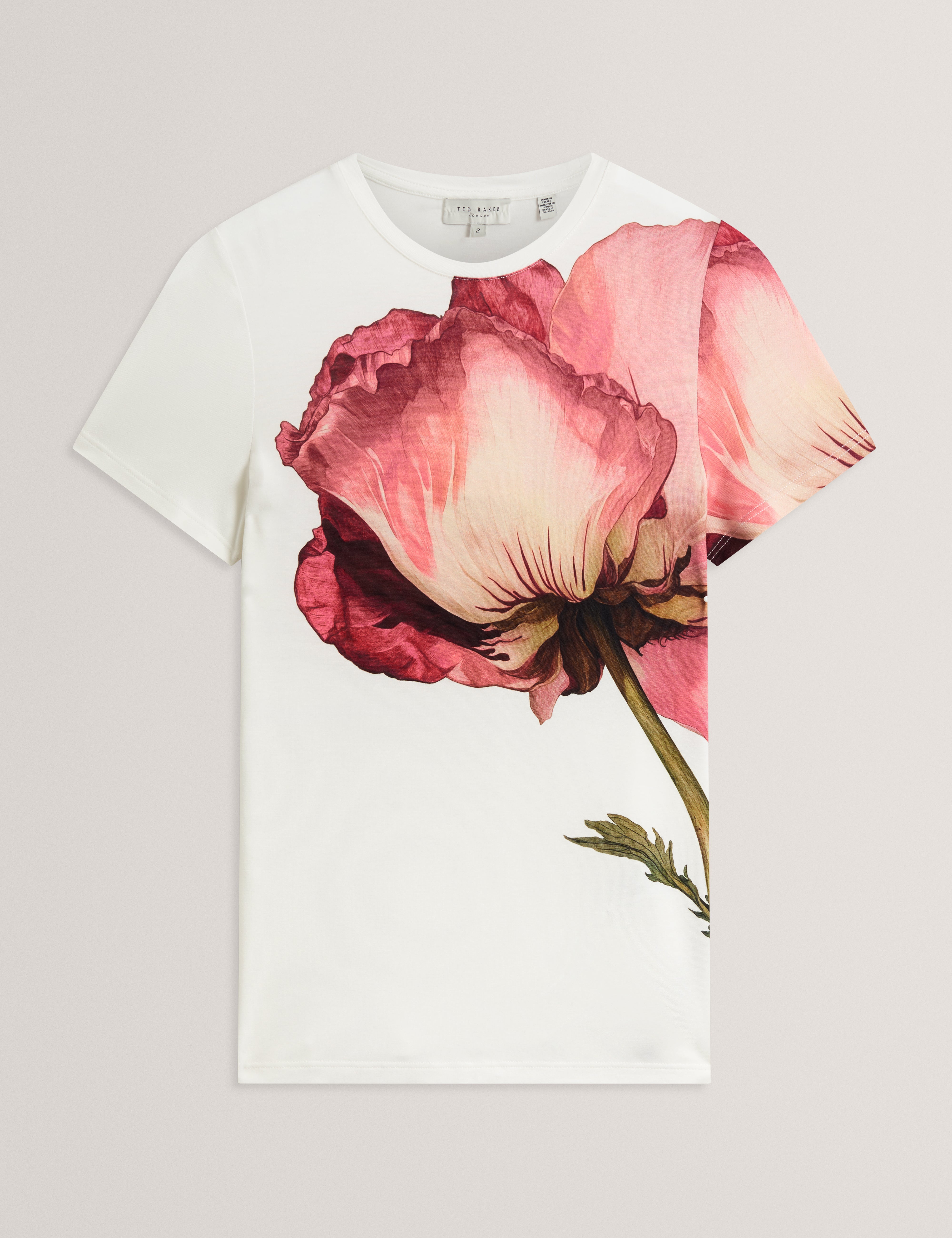 OBREY: Short Sleeve Printed Fitted Tee