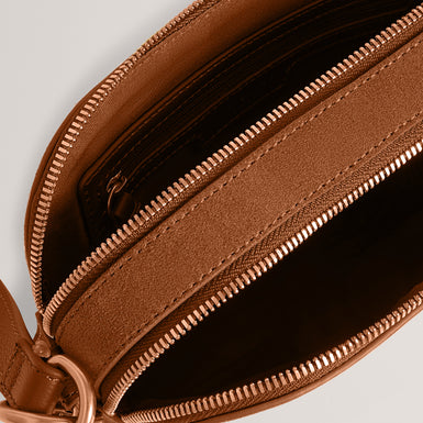 SHAYANE: Webbing Suede Camera Bag