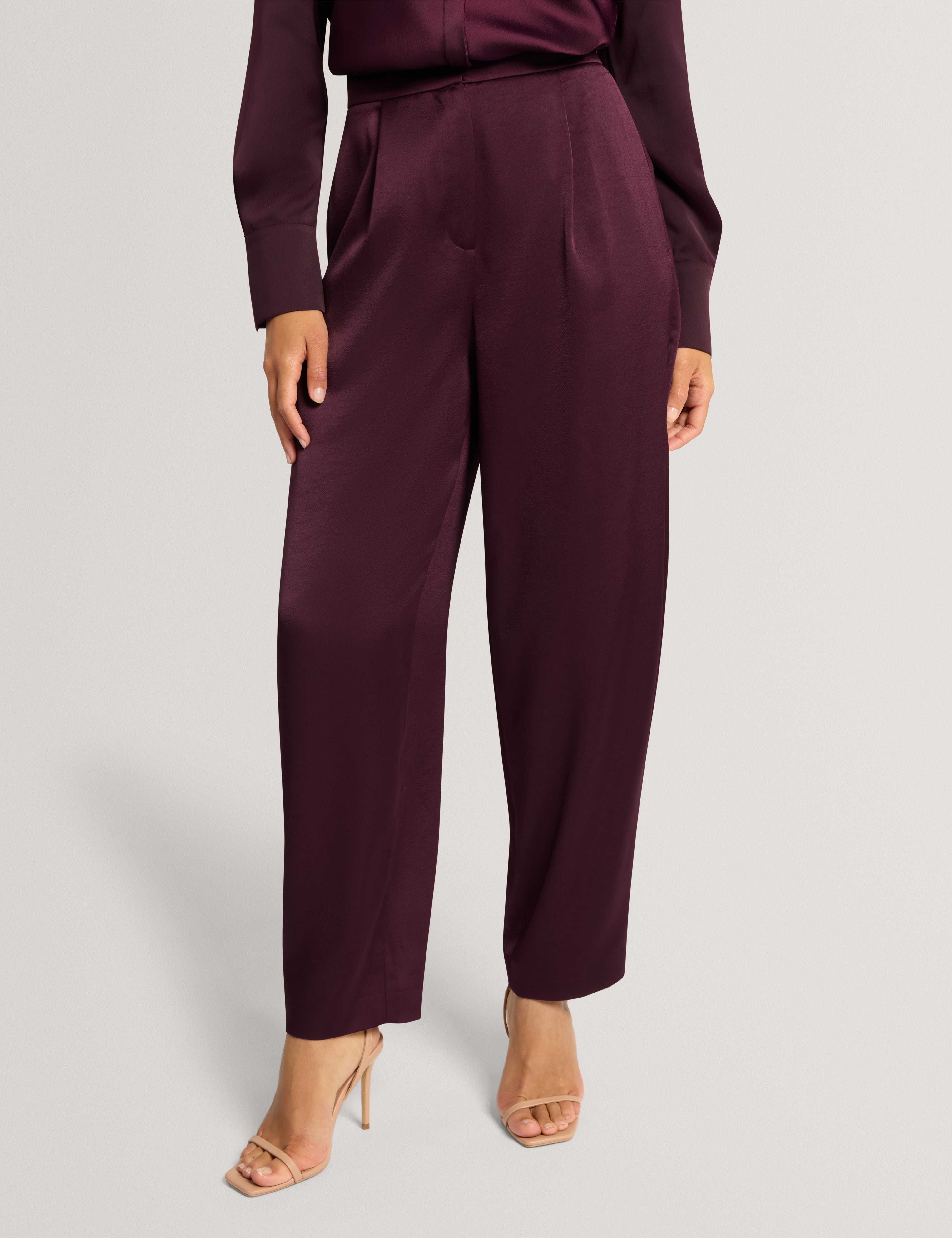 CHIIRA: Barrel Leg Trouser