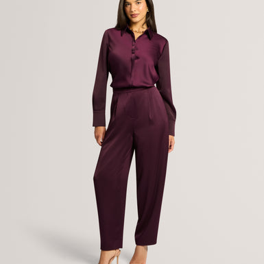 CHIIRA: Barrel Leg Trouser