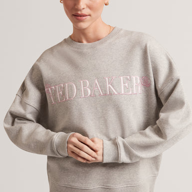 TANLIE: Branded Embroidery Sweatshirt