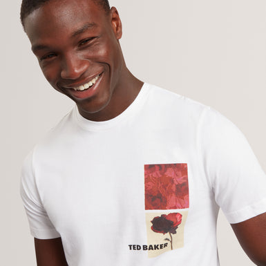 FLORAEN: Ss Chest Graphic T-Shirt