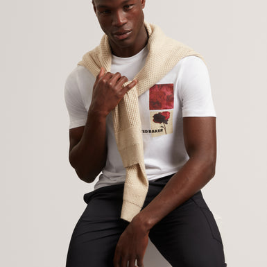 FLORAEN: Ss Chest Graphic T-Shirt