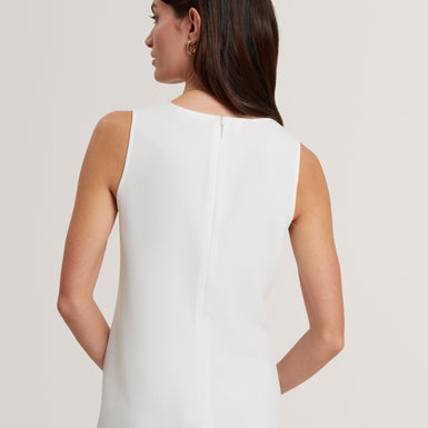 ALAYRA: Draped Bar Detail Top