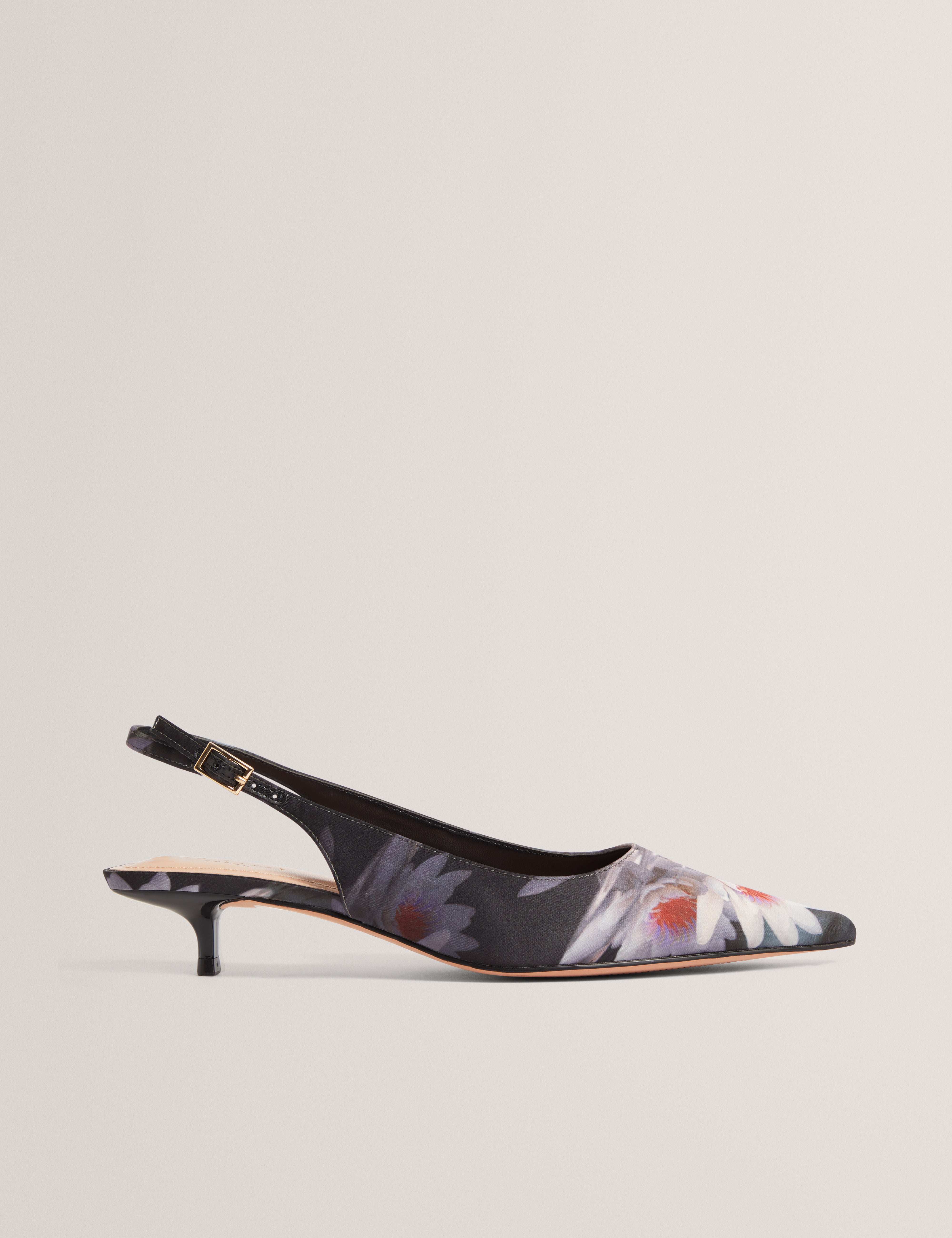 LIIYA: Sling Back Kitten Heel