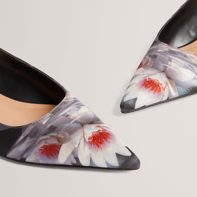 LIIYA: Sling Back Kitten Heel