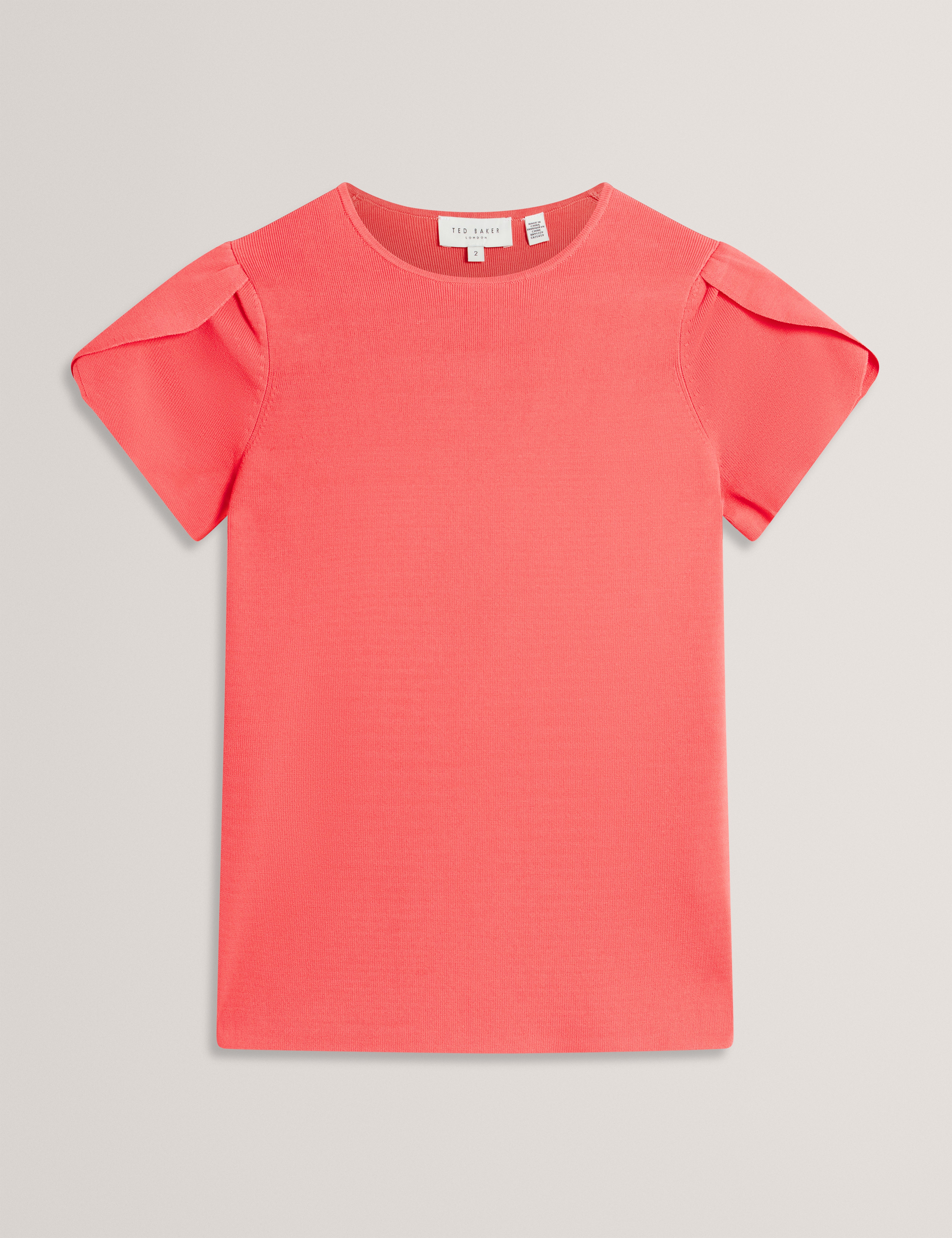 ROSENY: Tulip Sleeve Knitted Top