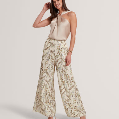 MYLLIA: Knitted Twist Neck Top