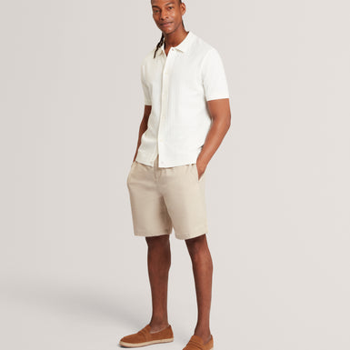 DOLTTEN: SS Textured Button Through Polo