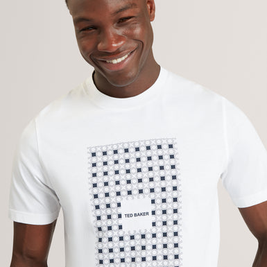 MCCOURT: SS Box Print T-Shirt