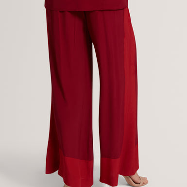 MIRANNA: Colour Block Wide Leg Trouser