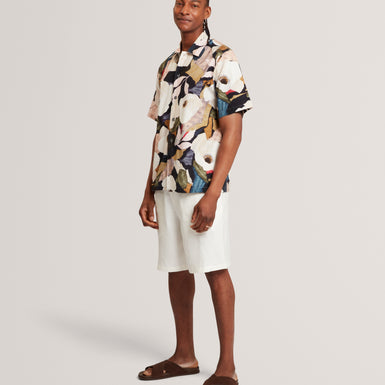 LANGDON: Ss Relaxed Bold Abstract Floral
