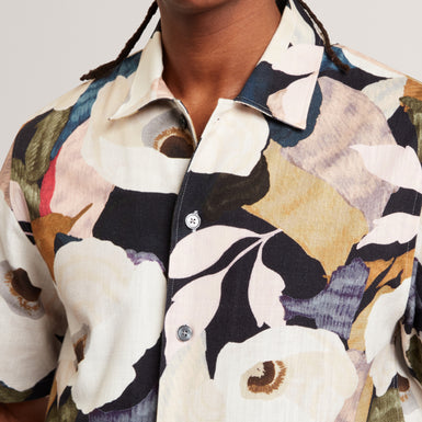 LANGDON: Ss Relaxed Bold Abstract Floral