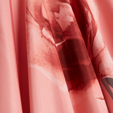 DARRAA: Floral Printed Ottoman Midi Skirt