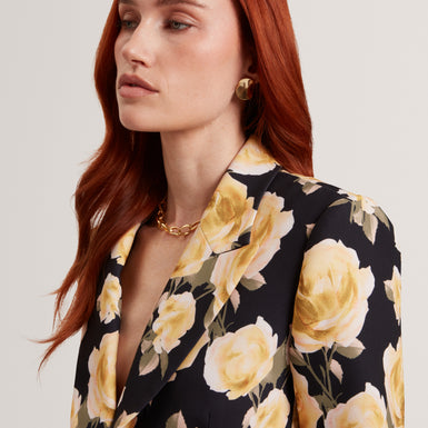 OPINA: Floral Printed Blazer
