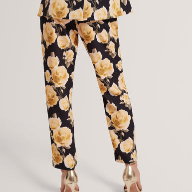 OPINAT: Floral Printed Tapered Tailored Trouser