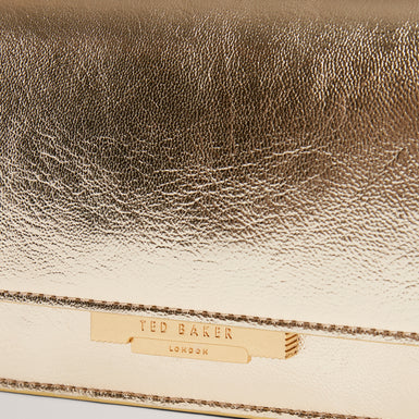 MAHIRIA: Lock Detail Purse On A Chain