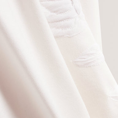 NYELI: Knitted Organza Applique Tank
