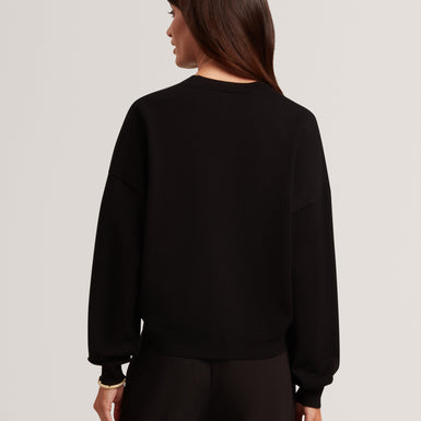 NESLIE: Organza Appliqué Cardigan