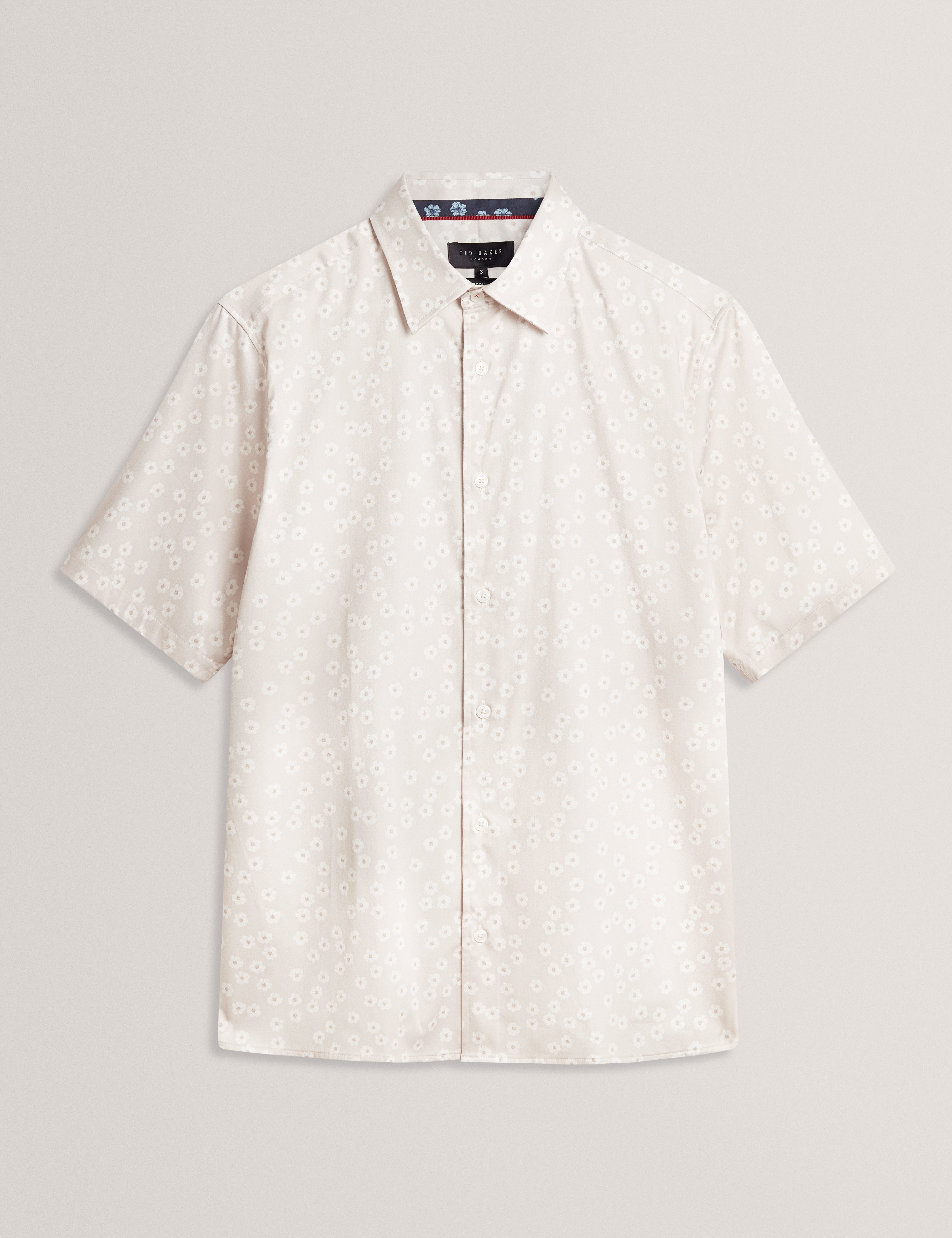 AFFLEK: Ss Regular Floral Print Shirt