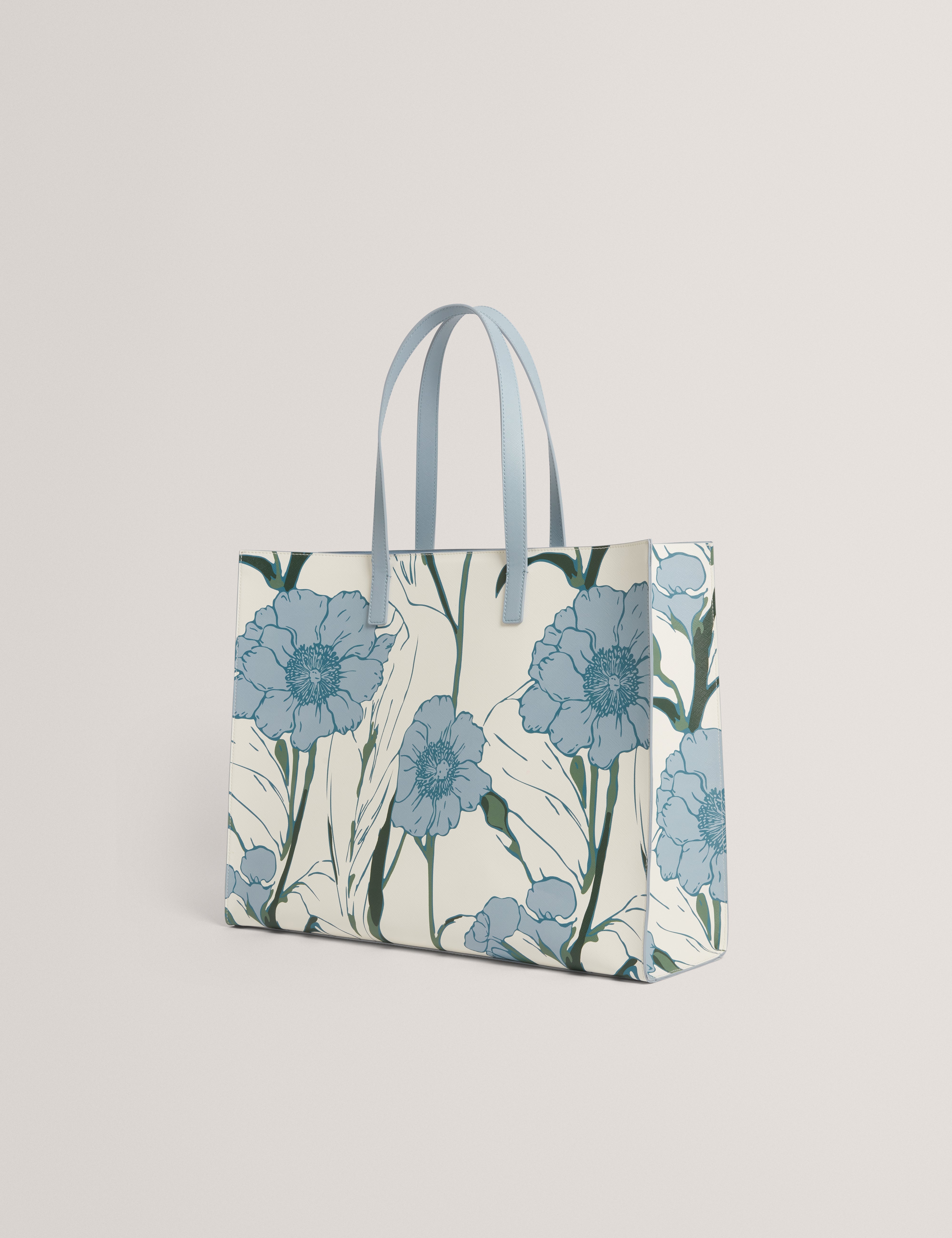 TOOOCON: Floral Print Extra Large Icon Bag