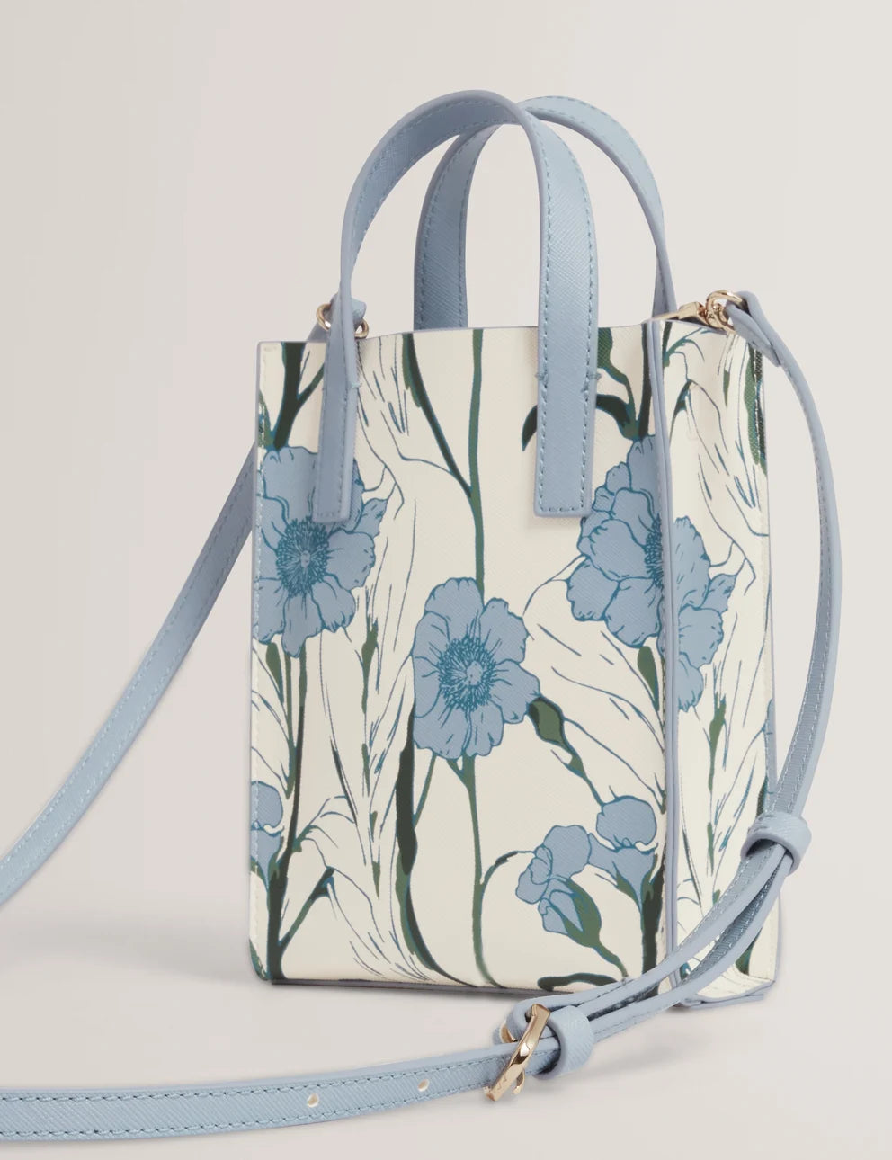 TAECON: Floral Print Mini Icon Bag