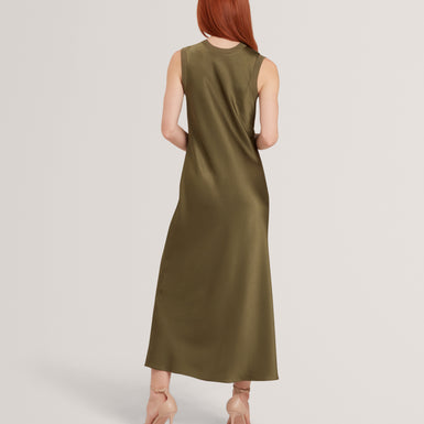 BLAAZA: Maxi Dress With Knitted Back