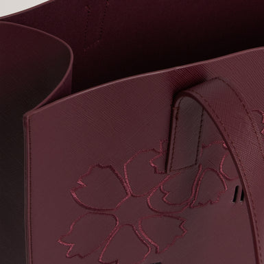 ROWCON: Embroidery Floral Large Icon Bag