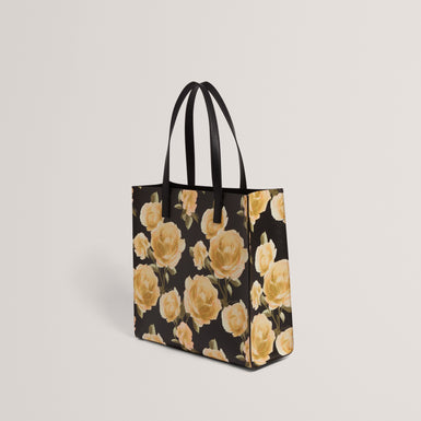 TERACON: Floral Print Large Icon Bag