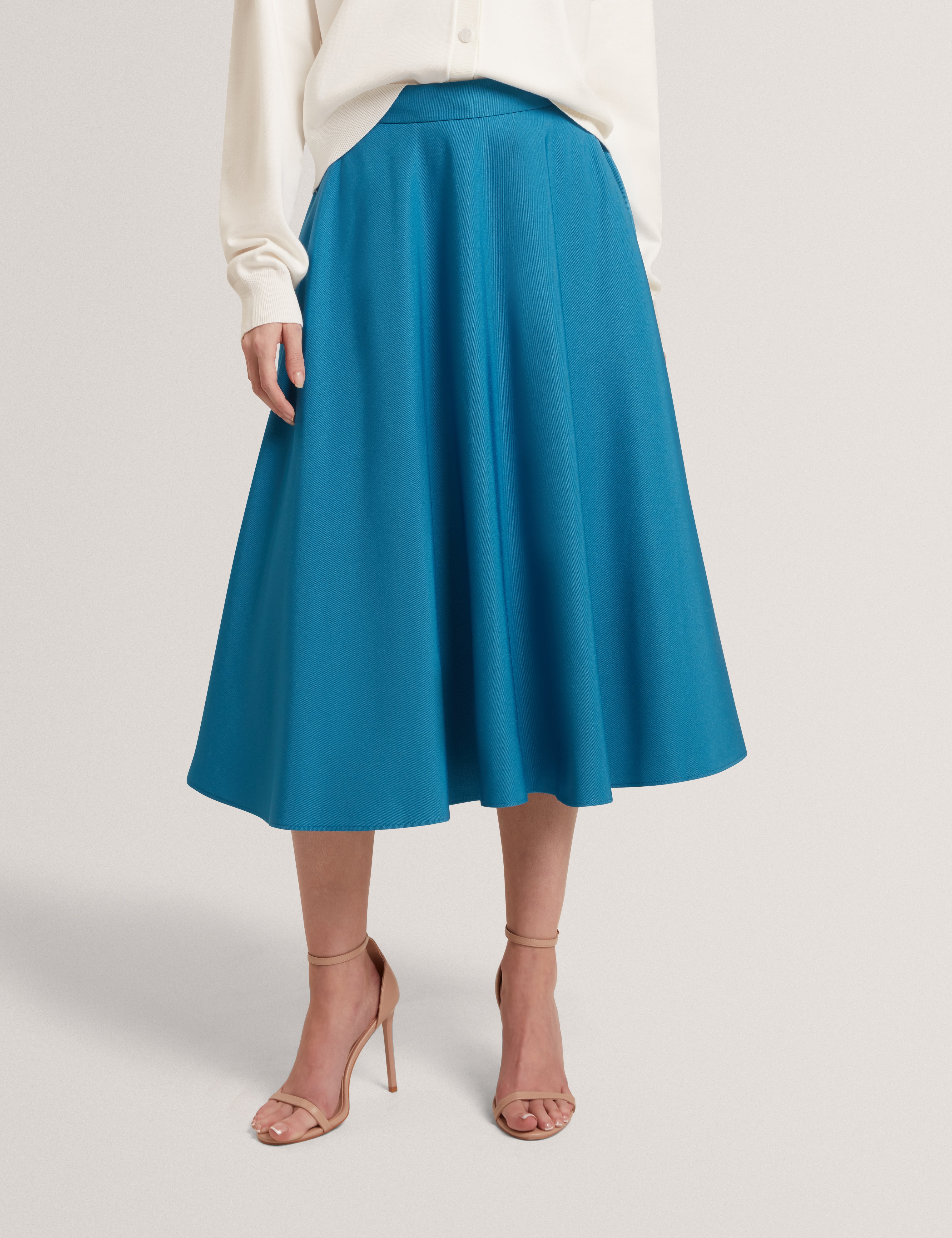 MOVAA: Ottoman Midi Skirt