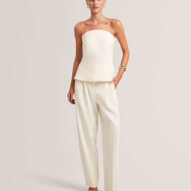 RADDIJ: Tailored Strapless Jumpsuit