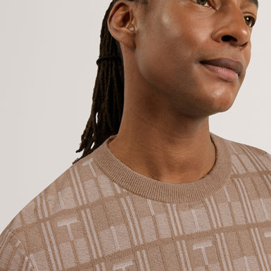 BRITTON: Ss Jacquard T-shirt