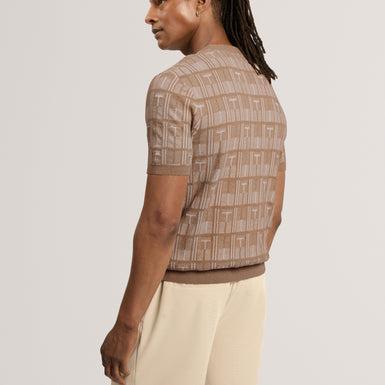 BRITTON: Ss Jacquard T-shirt