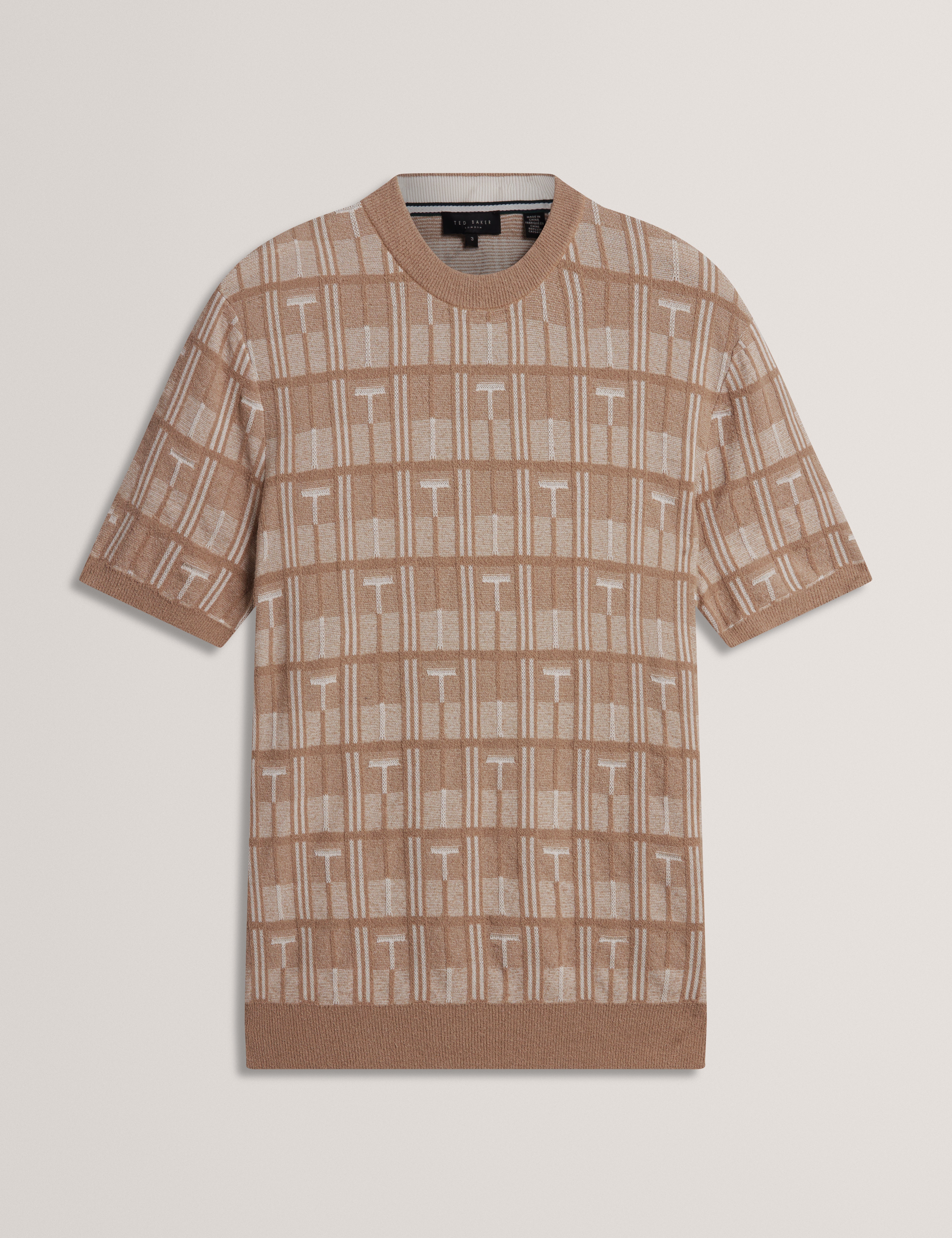 BRITTON: Ss Jacquard T-shirt