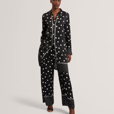 ADELZI: Printed Longline Shirt