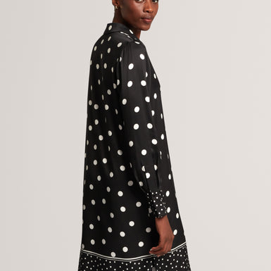 ADELZI: Printed Longline Shirt