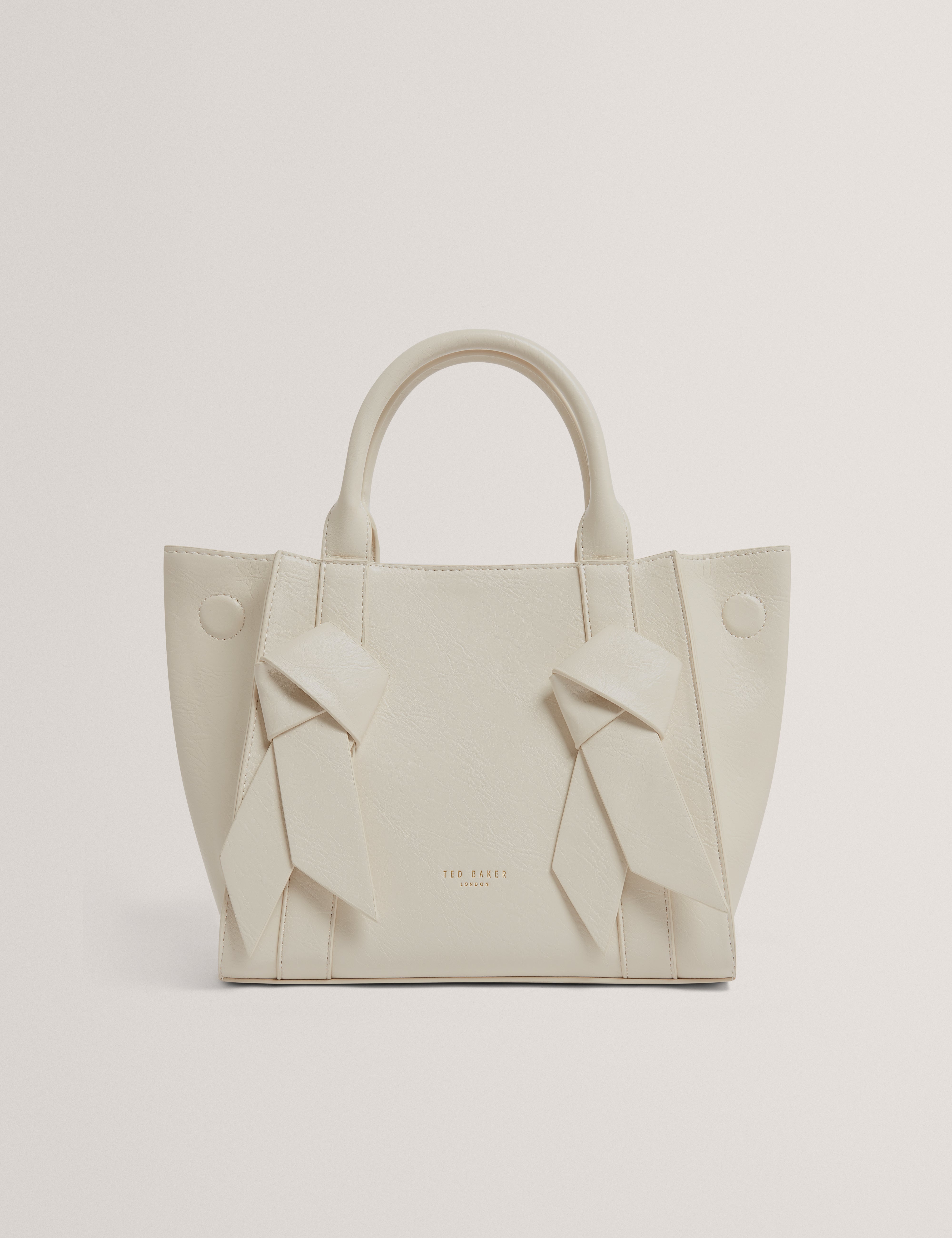 SANIEE: Knot Bow Medium Tote Bag