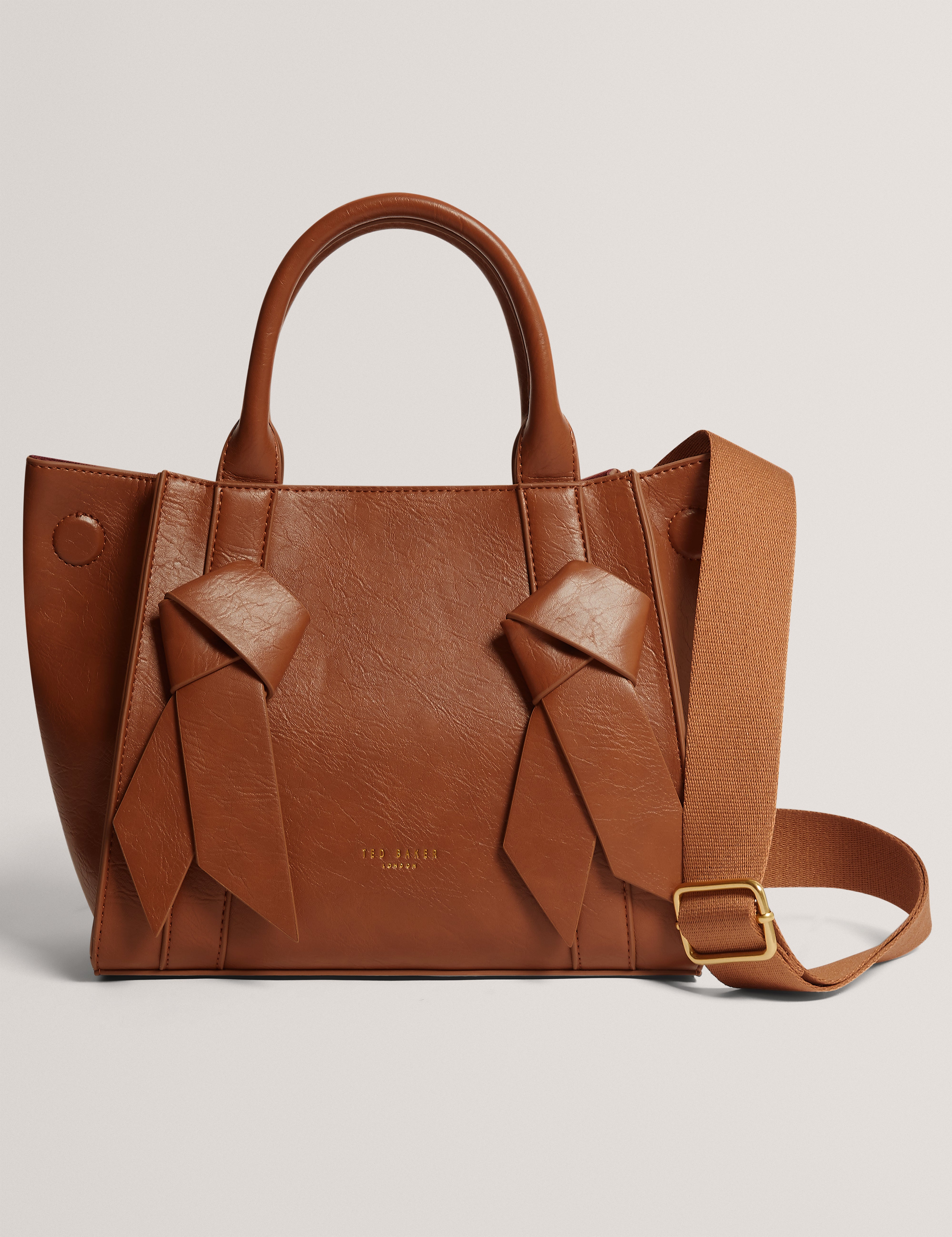 SANIEE: Knot Bow Medium Tote Bag