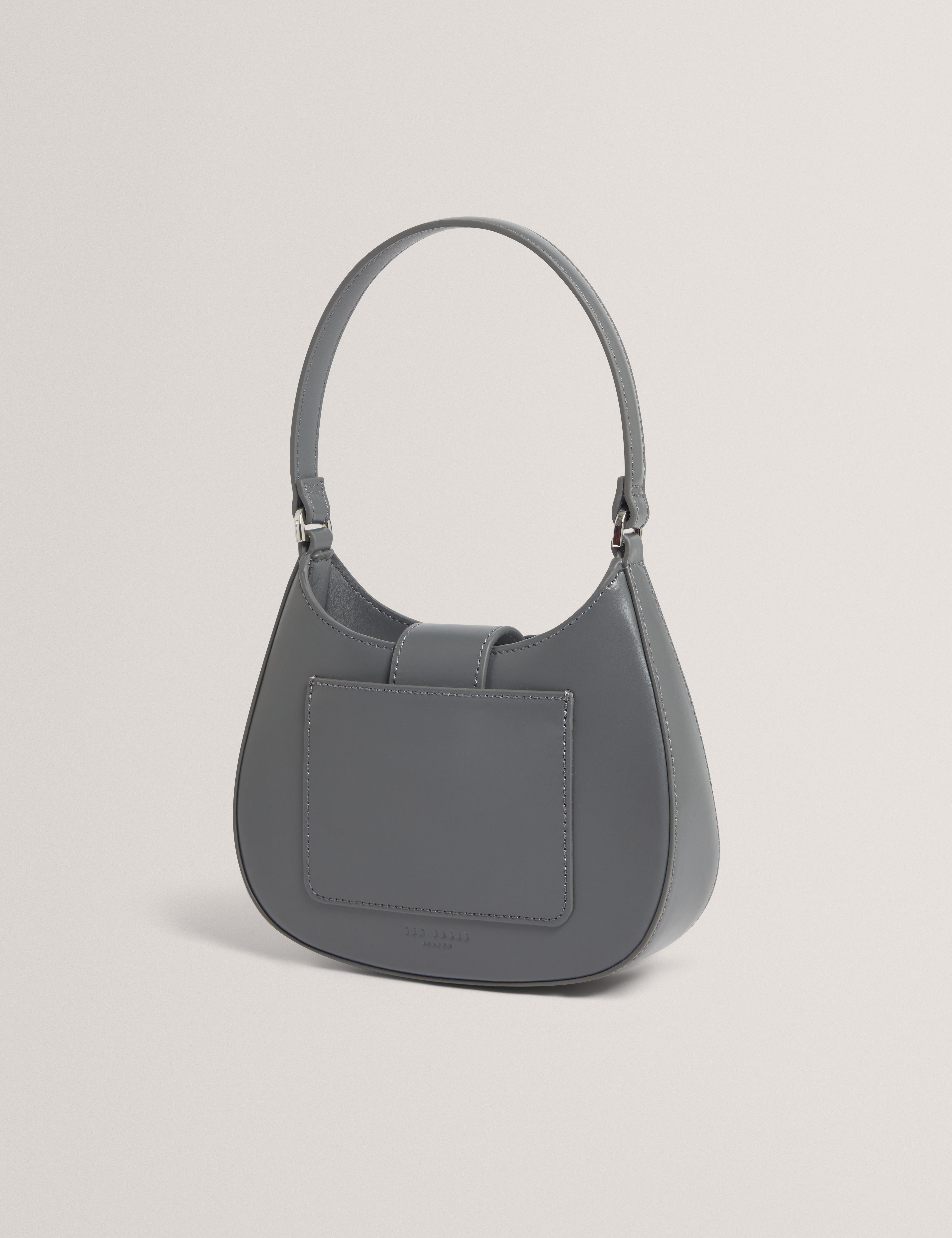 CURLA: Leather Bow Detail Mini Shoulder Bag