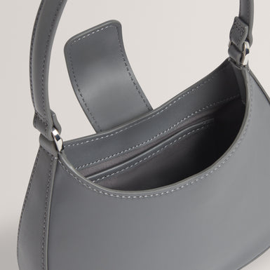 CURLA: Leather Bow Detail Mini Shoulder Bag