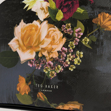 ALEIX: Floral Printed Make Up Bag