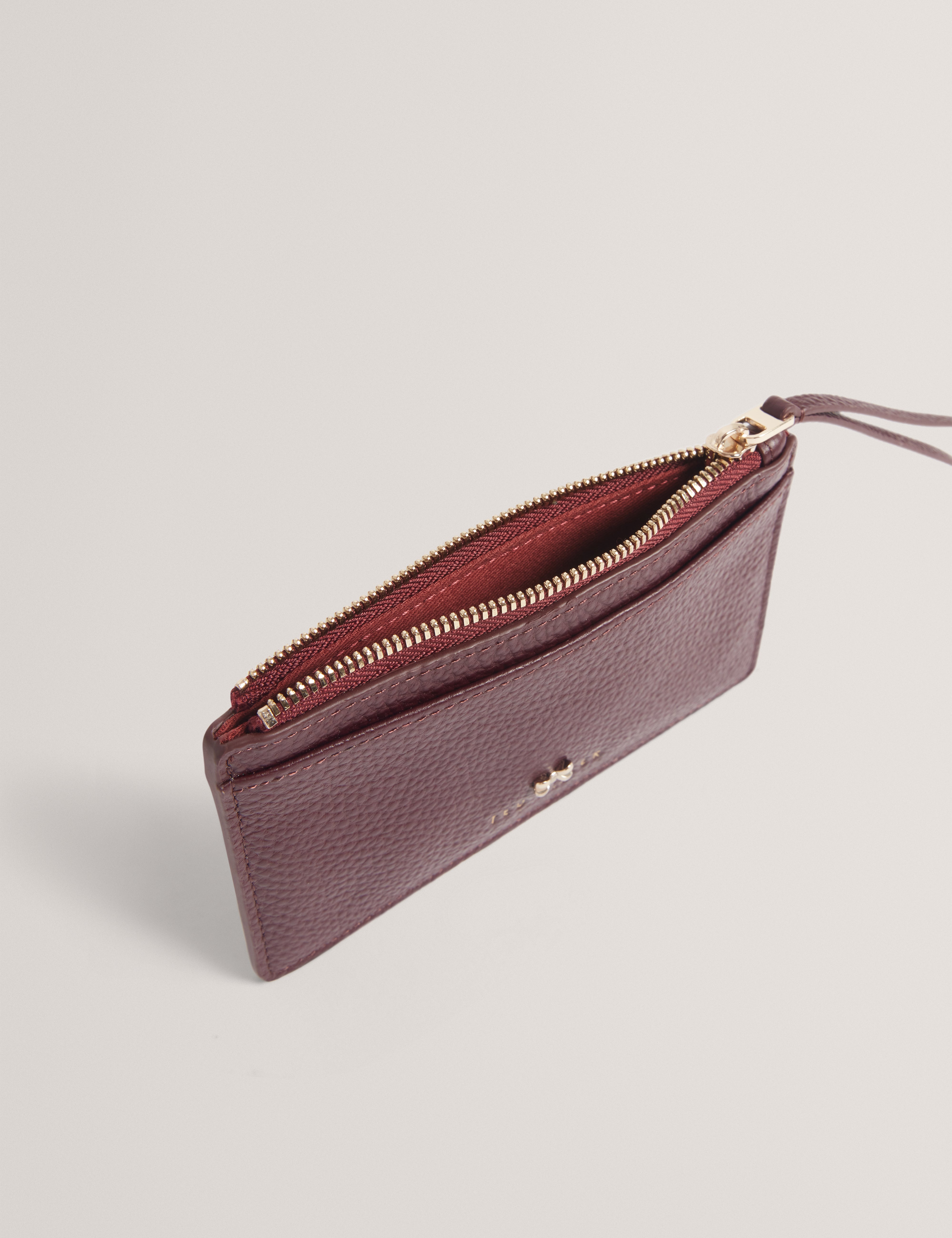 MYYRA: Bow Detail Zip Card Holder