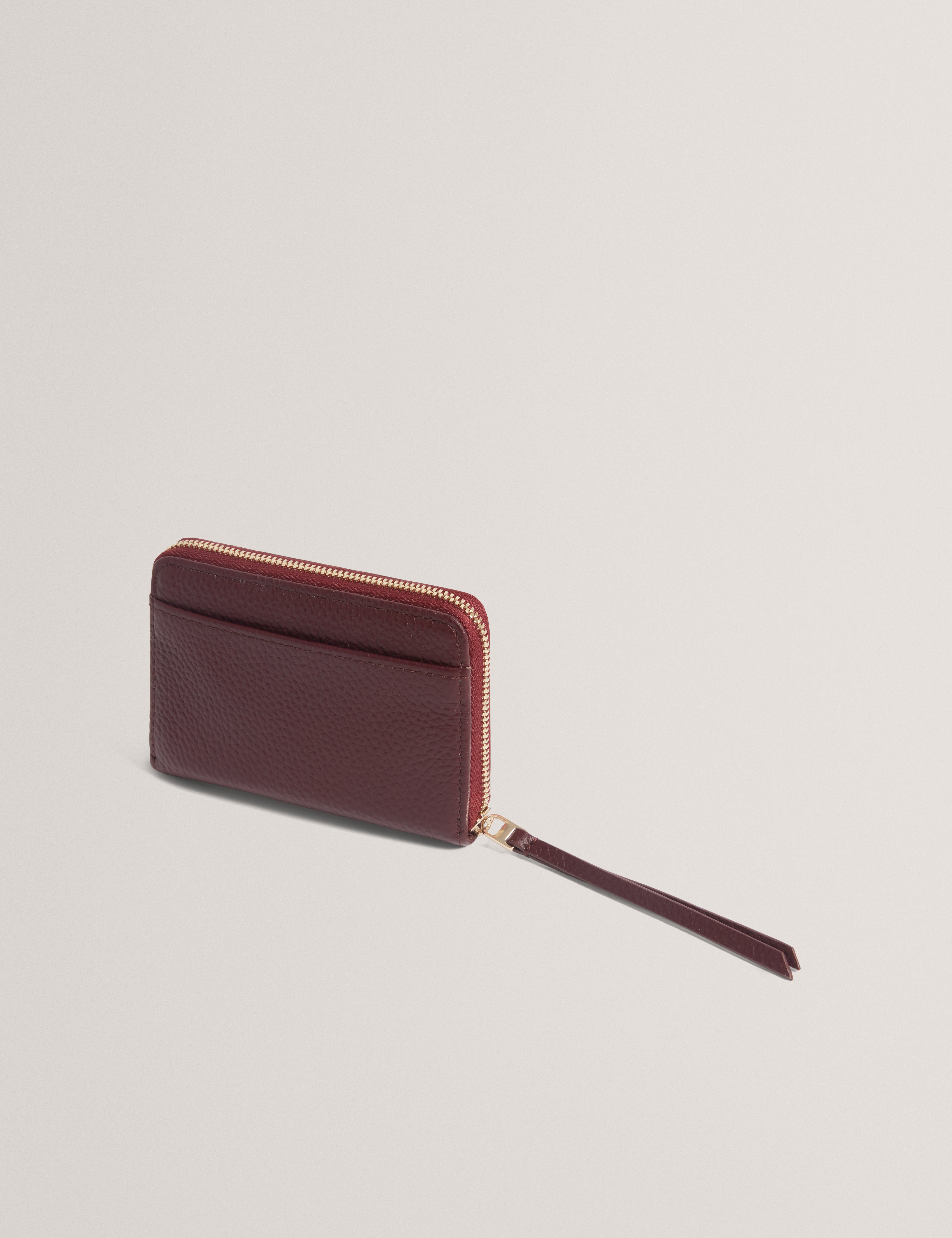 MYRIAA: Bow Detail Small Zip Around Purse