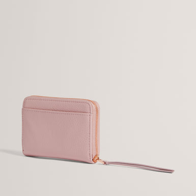MYRIAA: Bow Detail Small Zip Around Purse