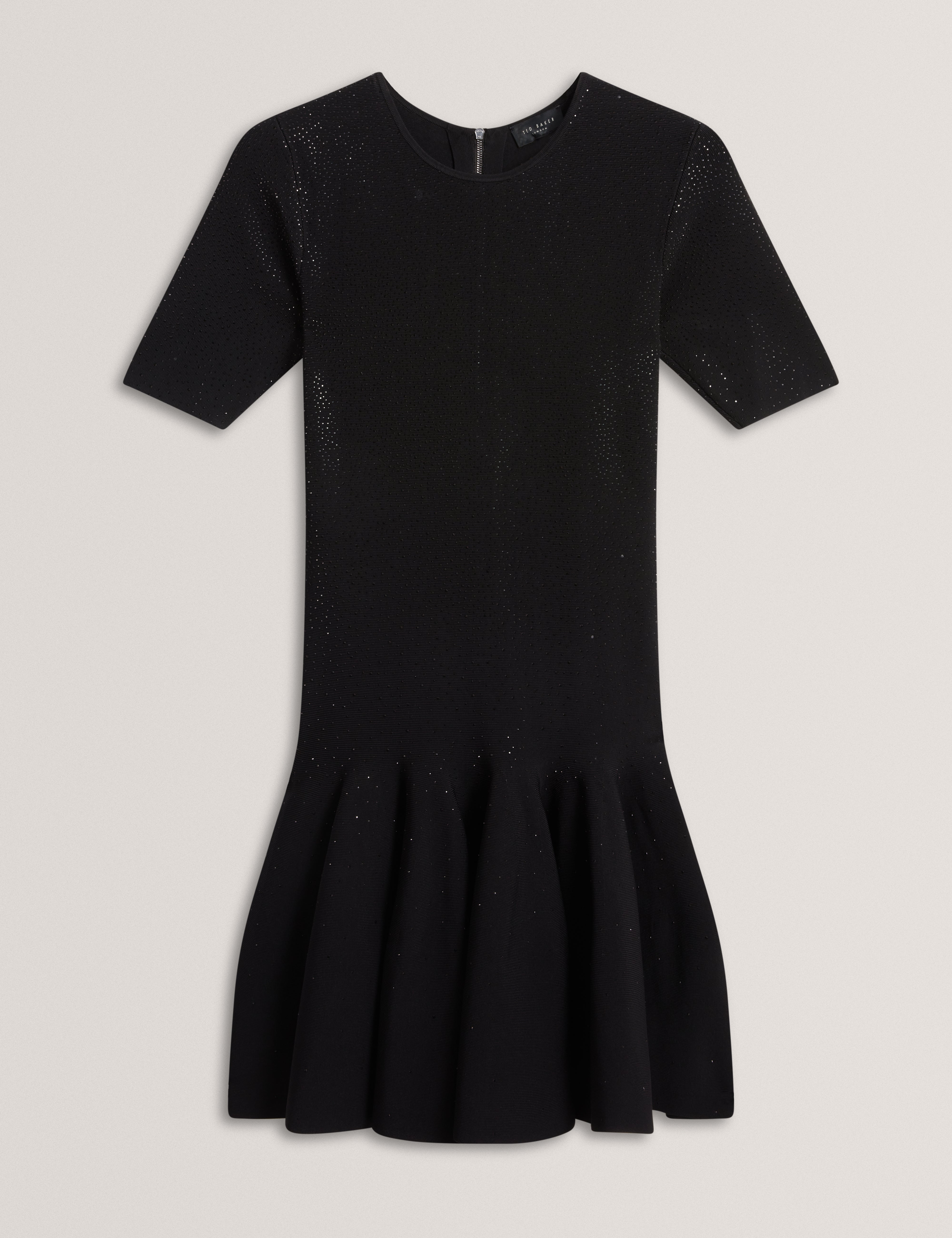 STELLEA: Hot Fix Mini Skater Dress