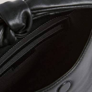 NYAAL: Soft Knot Bow leather Shoulder Bag
