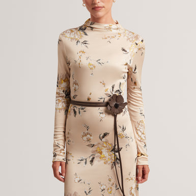 FLORILO: Flower Tie Belt