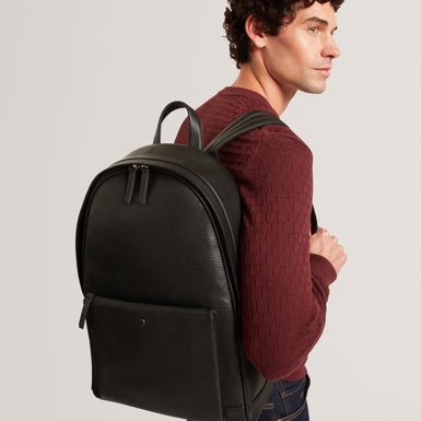 LARNI: Casual Leather Backpack