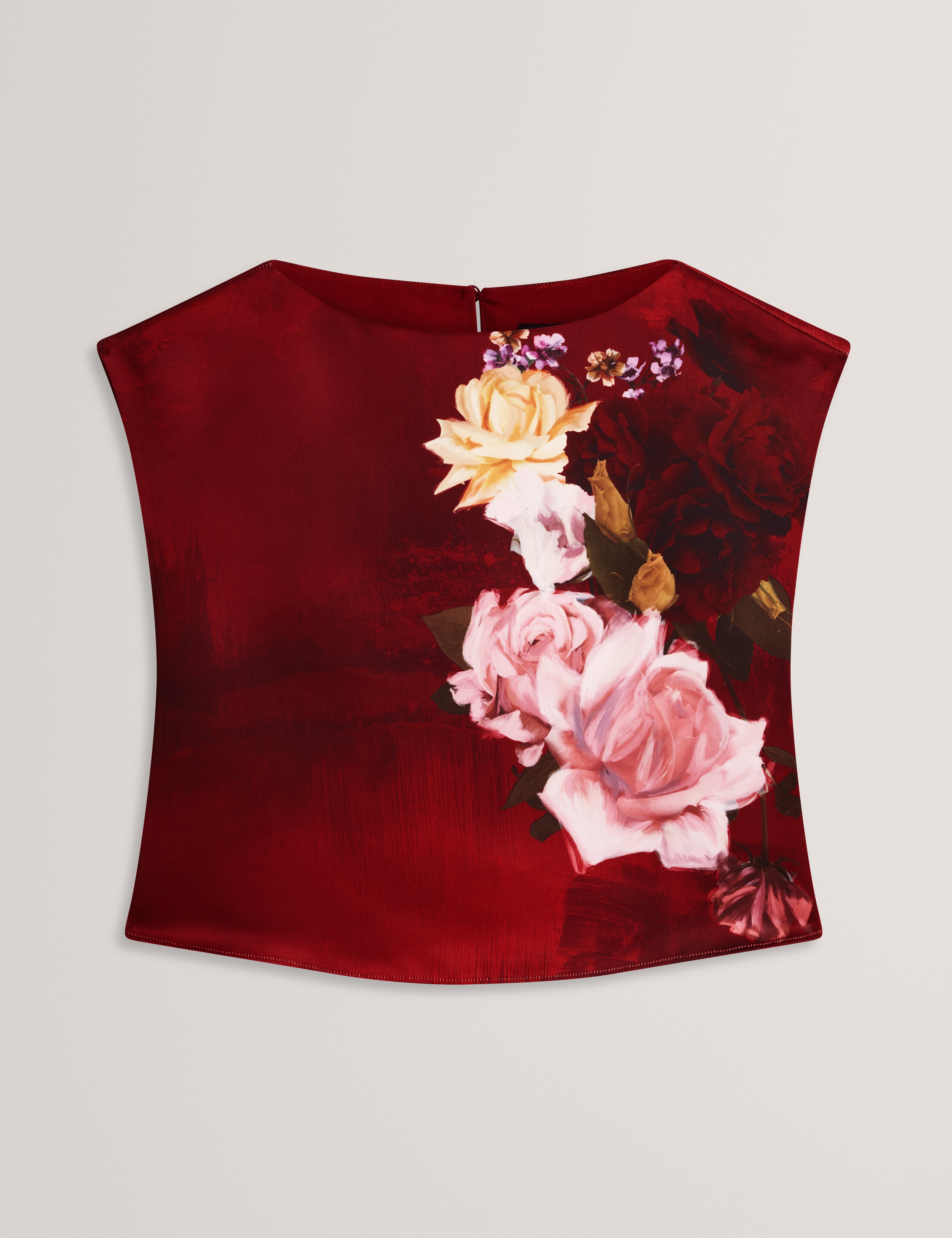 PAWLAA: Floral Printed Top