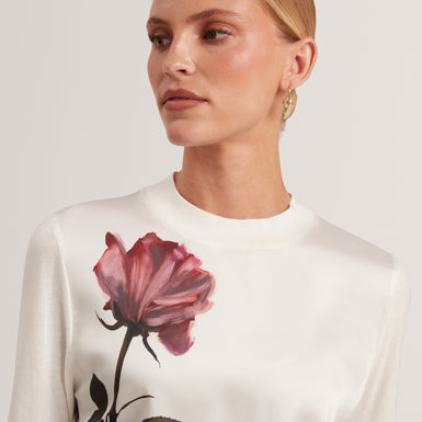 ZUZAA: Printed Woven Front Jumper